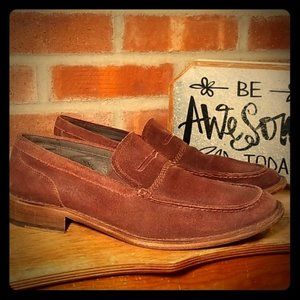 Kenneth Cole Men's Suede Loafers Brown Size 11
